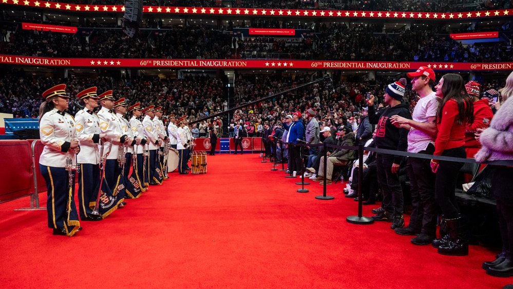 U.S. Army Bands support the 60th Presidential Inauguration