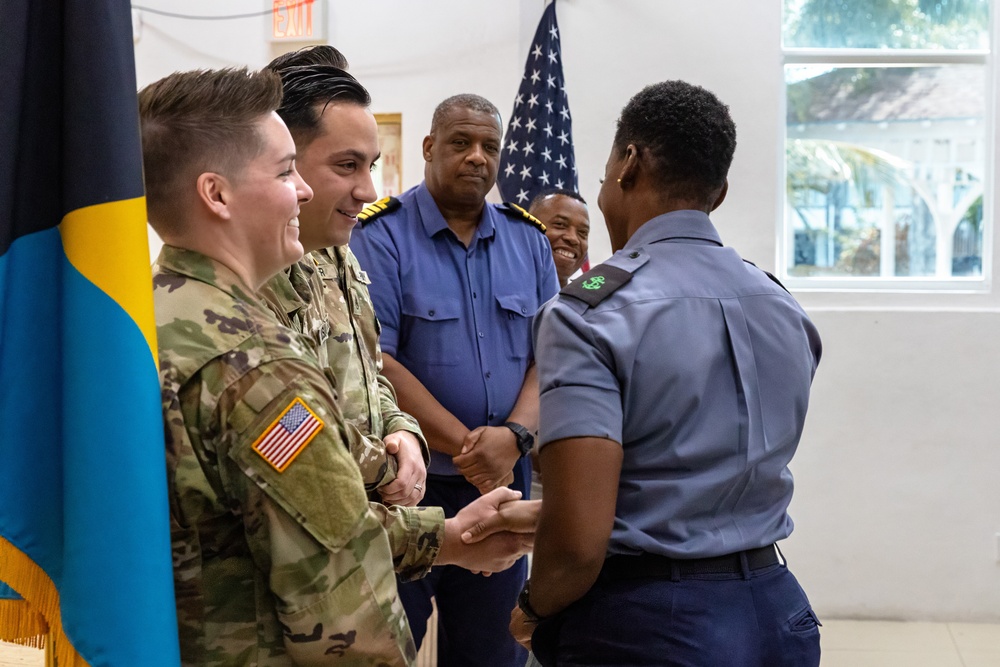 243D Regiment RTI Conducts Subject-Matter Expert Exchange in The Bahamas