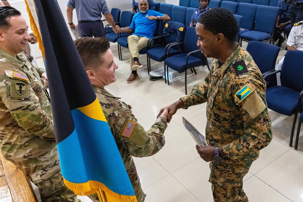 243D Regiment RTI Conducts Subject-Matter Expert Exchange in The Bahamas