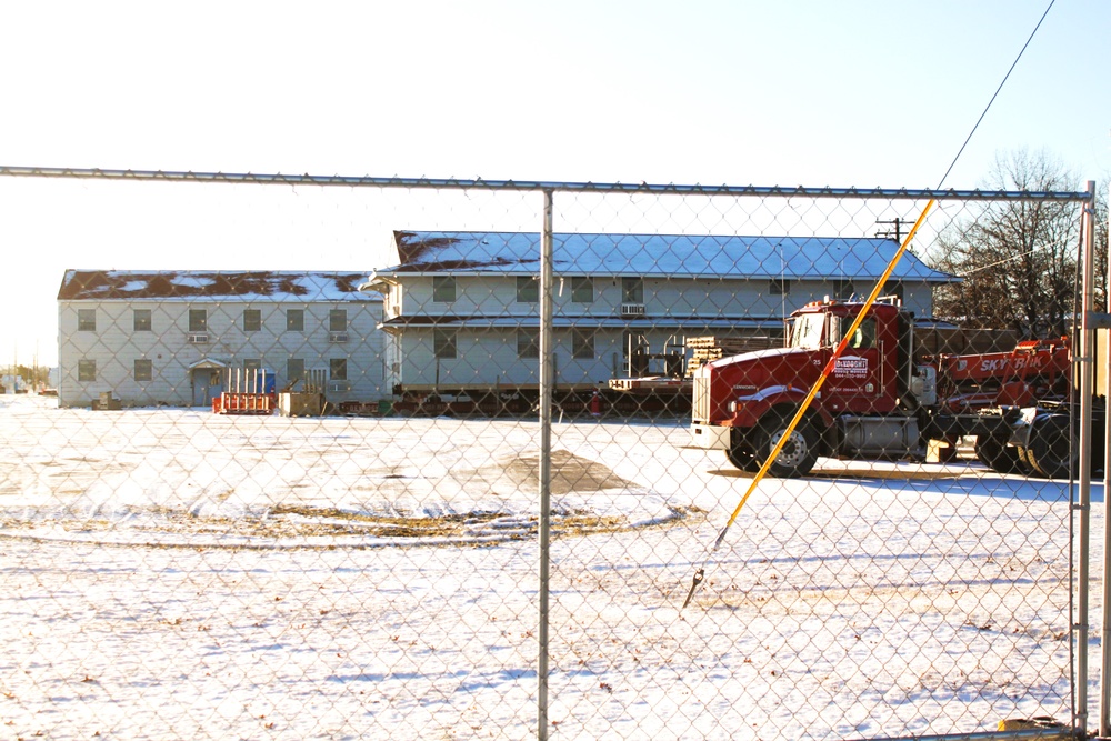 World War II-era barracks to be moved at Fort McCoy; recycled for reuse