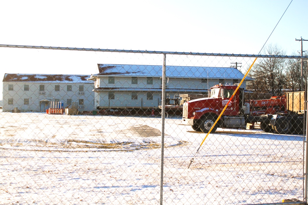 World War II-era barracks to be moved at Fort McCoy; recycled for reuse