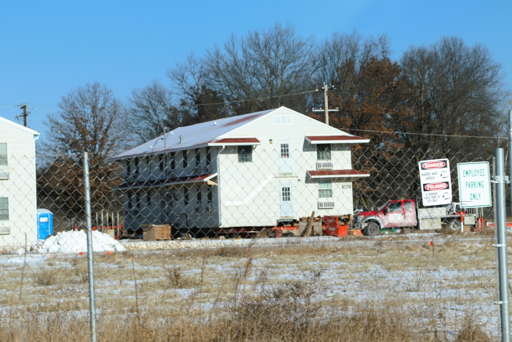 World War II-era barracks to be moved at Fort McCoy; recycled for reuse