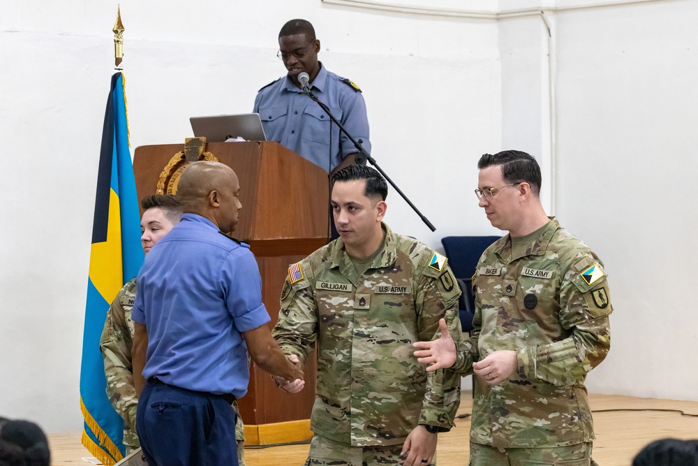 243D Regiment RTI Conducts Subject-Matter Expert Exchange in The Bahamas