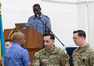 243D Regiment RTI Conducts Subject-Matter Expert Exchange in The Bahamas