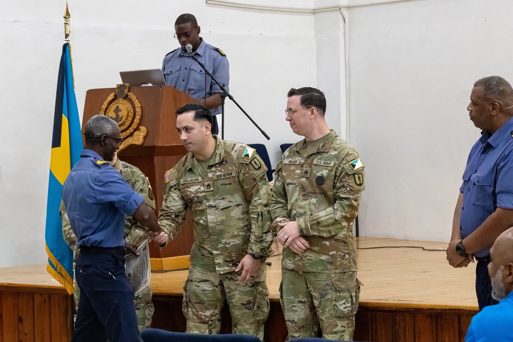 243D Regiment RTI Conducts Subject-Matter Expert Exchange in The Bahamas