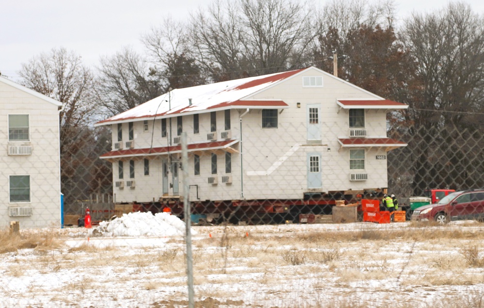 World War II-era barracks to be moved at Fort McCoy; recycled for reuse