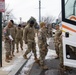 Maryland Army National Guard Soldiers Assigned to Joint Task Force - District of Columbia Depart from the D.C. Armory After the 60th Presidential Inauguration