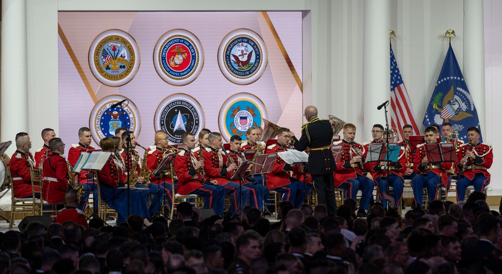 &quot;The President's Own&quot; U.S. Marine Band performs during Commander in Chief Ball