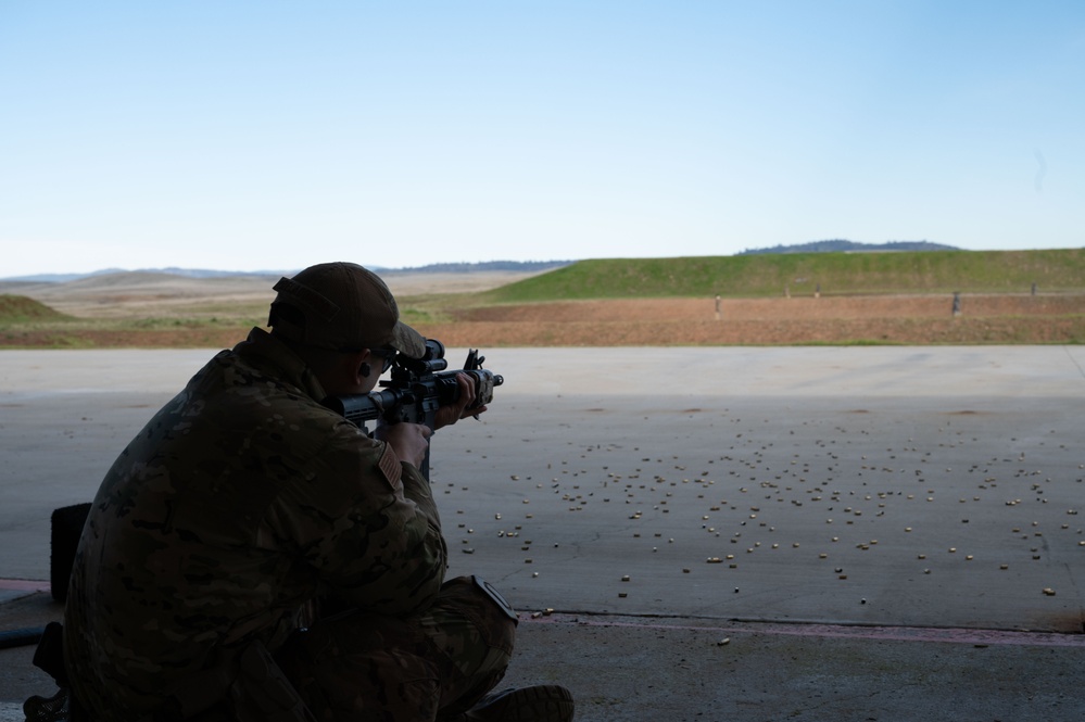 Beale defenders train on autonomous targets at the range