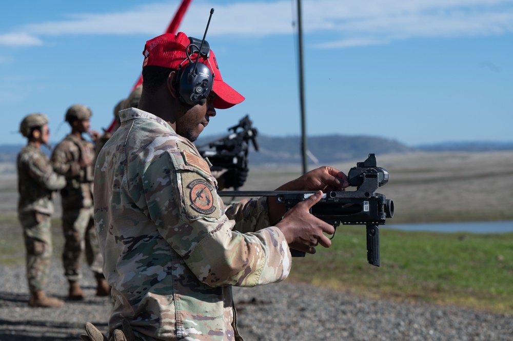 Beale defenders train on autonomous targets at the range