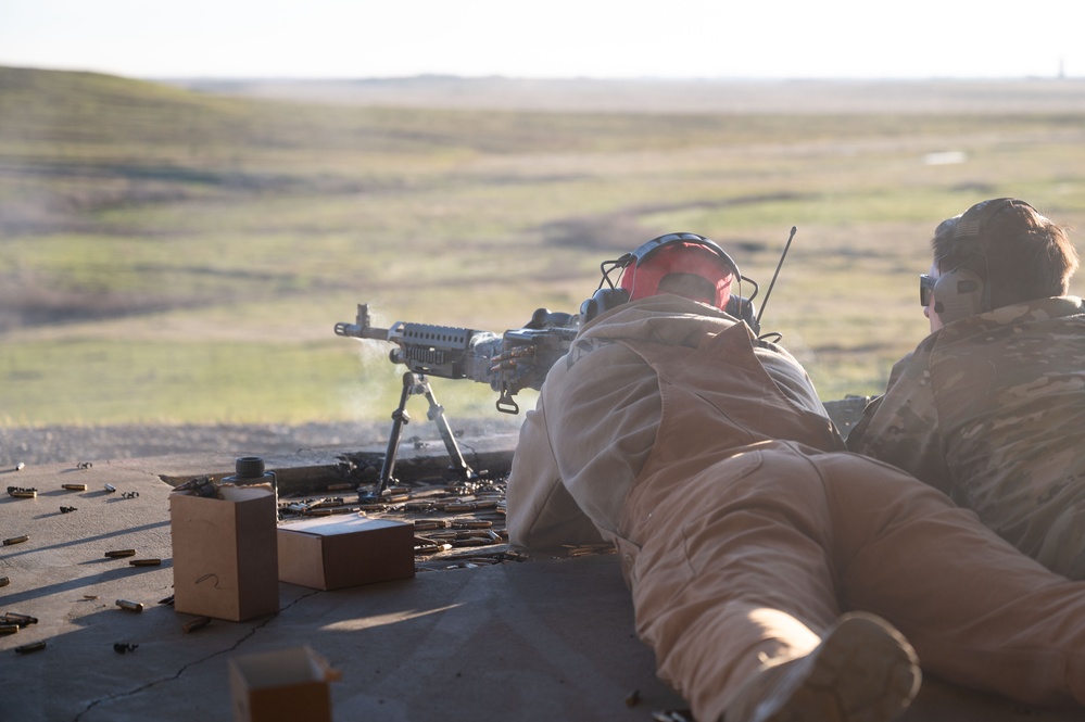 Beale defenders train on autonomous targets at the range