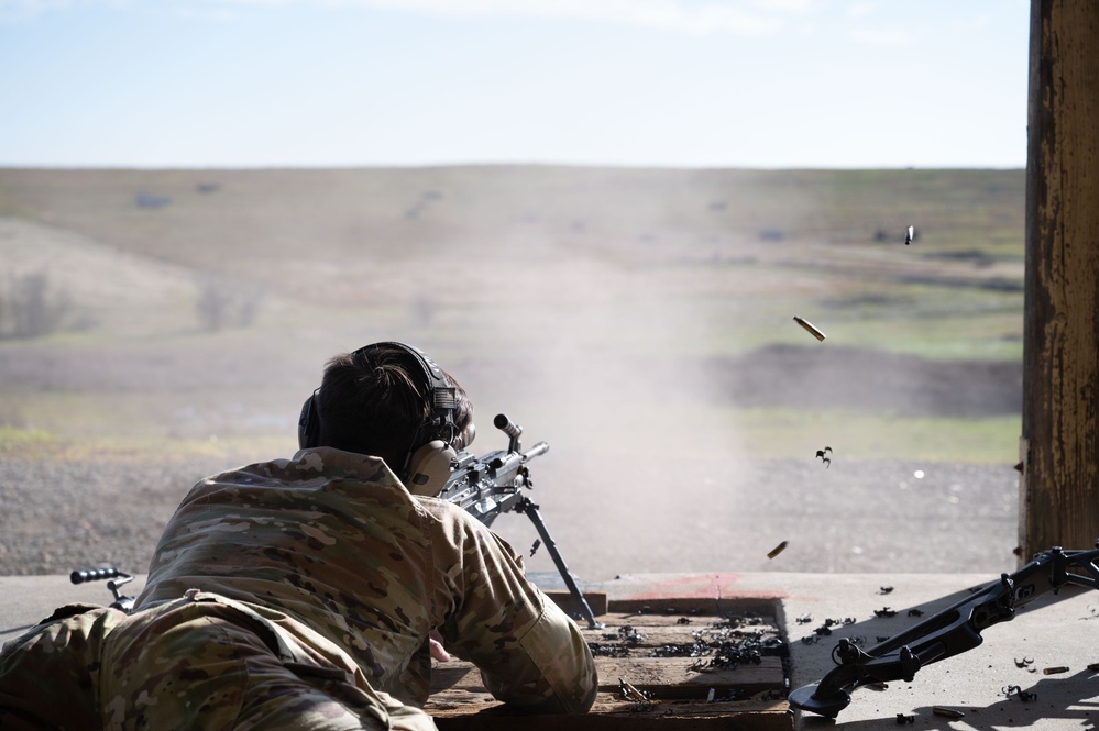 Beale defenders train on autonomous targets at the range