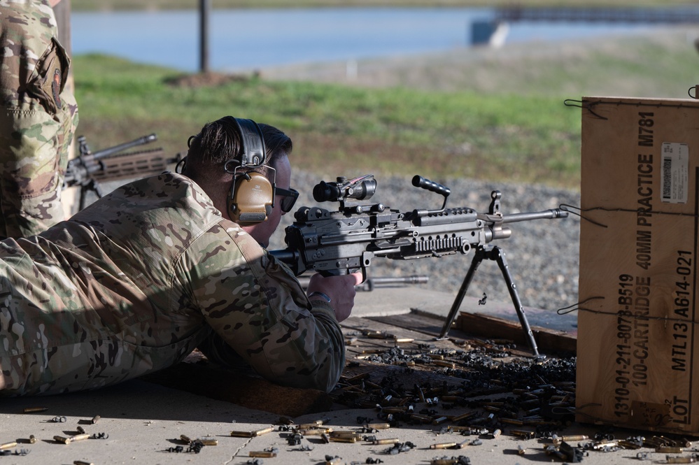 Beale defenders train on autonomous targets at the range