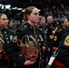 Service members participate in inaugural parade