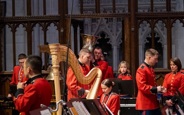“The President’s Own” U.S. Marine Band plays during the National Prayer Service