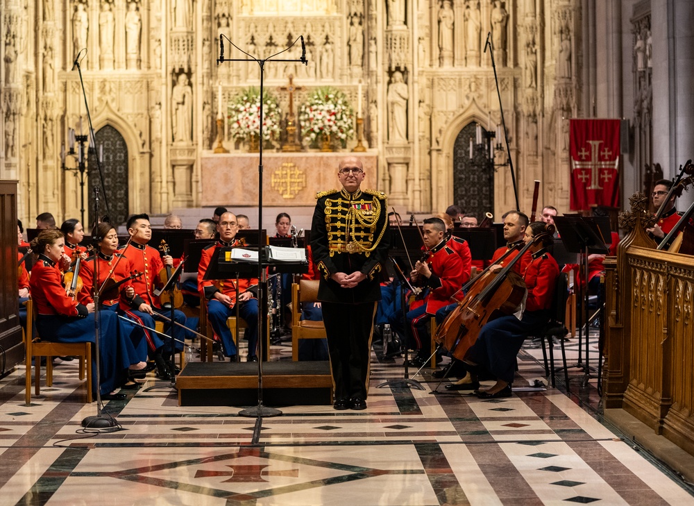 “The President’s Own” U.S. Marine Band plays during the National Prayer Service