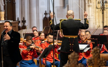 “The President’s Own” U.S. Marine Band plays during the National Prayer Service