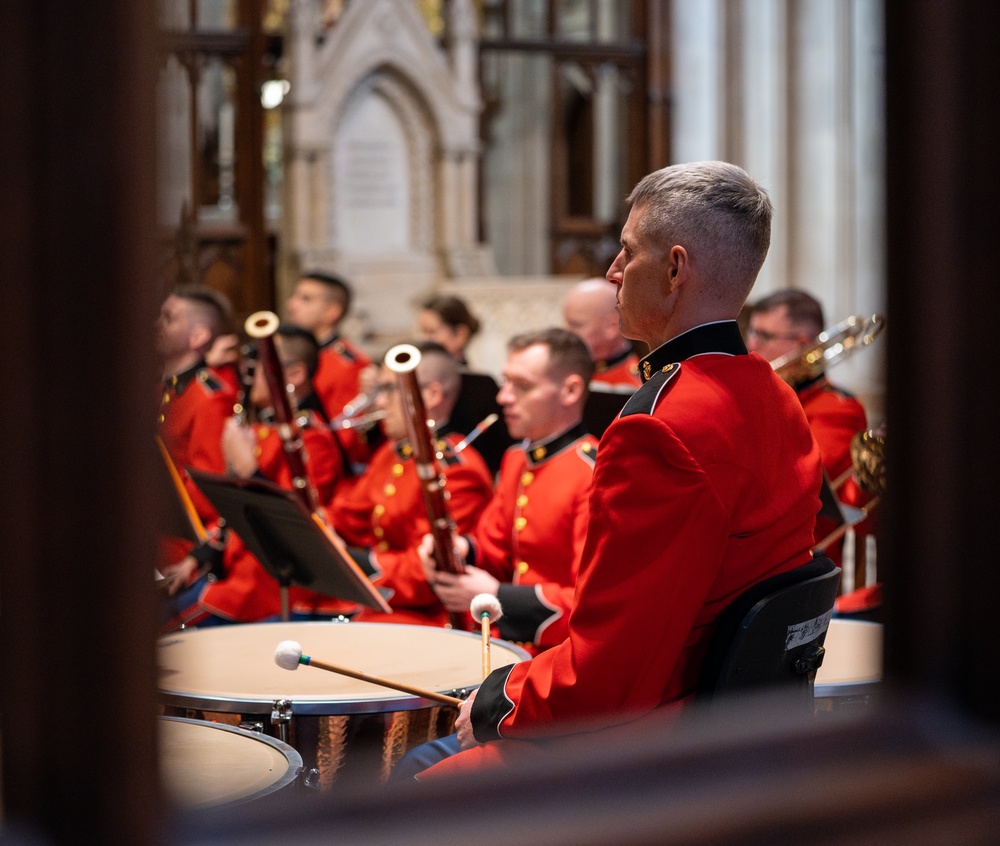 “The President’s Own” U.S. Marine Band plays during the National Prayer Service