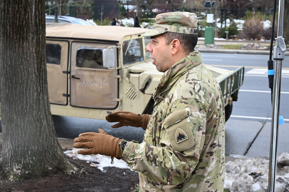 Maj. Gen. John C. Andonie Interviewed by Media in Anticipation of 60th Presidential Inauguration