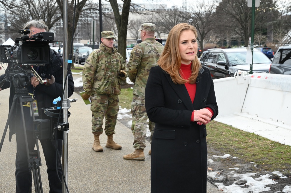 Maj. Gen. John C. Andonie Interviewed by Media in Anticipation of 60th Presidential Inauguration
