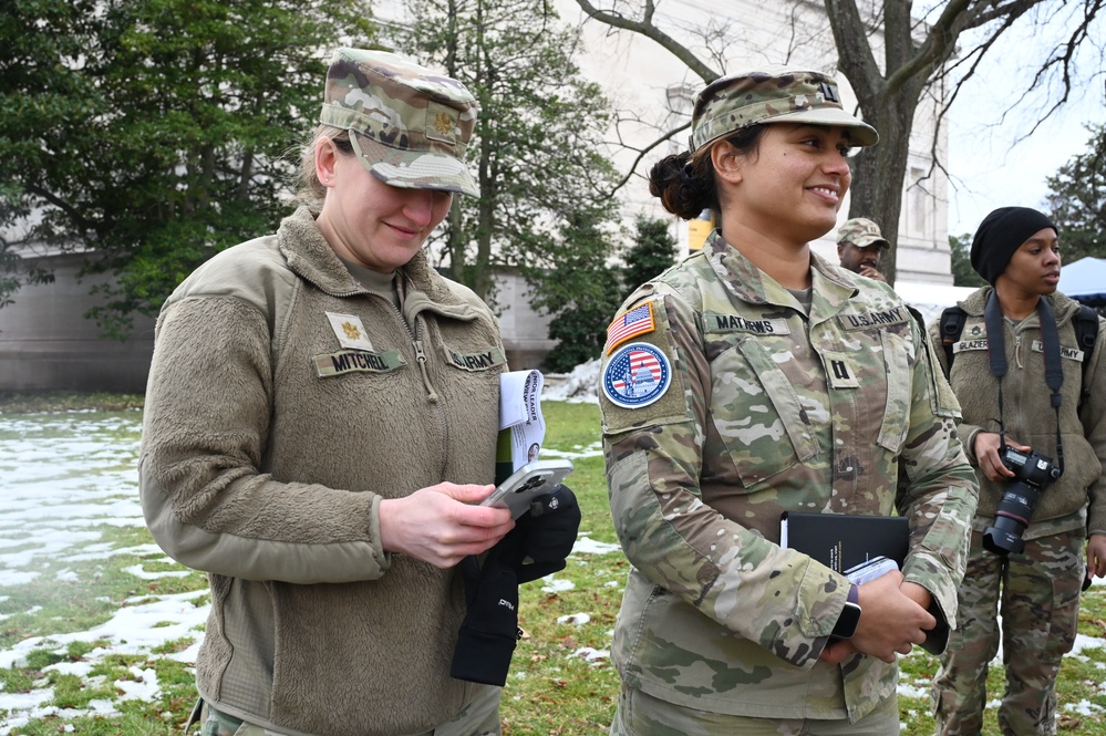 Maj. Gen. John C. Andonie Interviewed by Media in Anticipation of 60th Presidential Inauguration