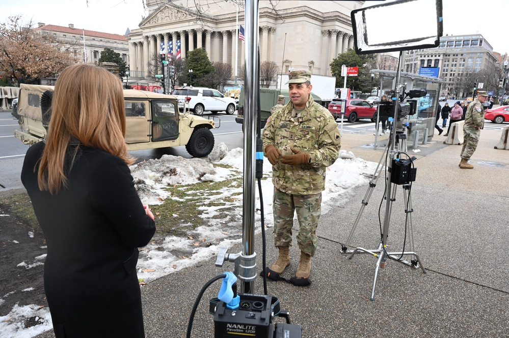 Maj. Gen. John C. Andonie Interviewed by Media in Anticipation of 60th Presidential Inauguration