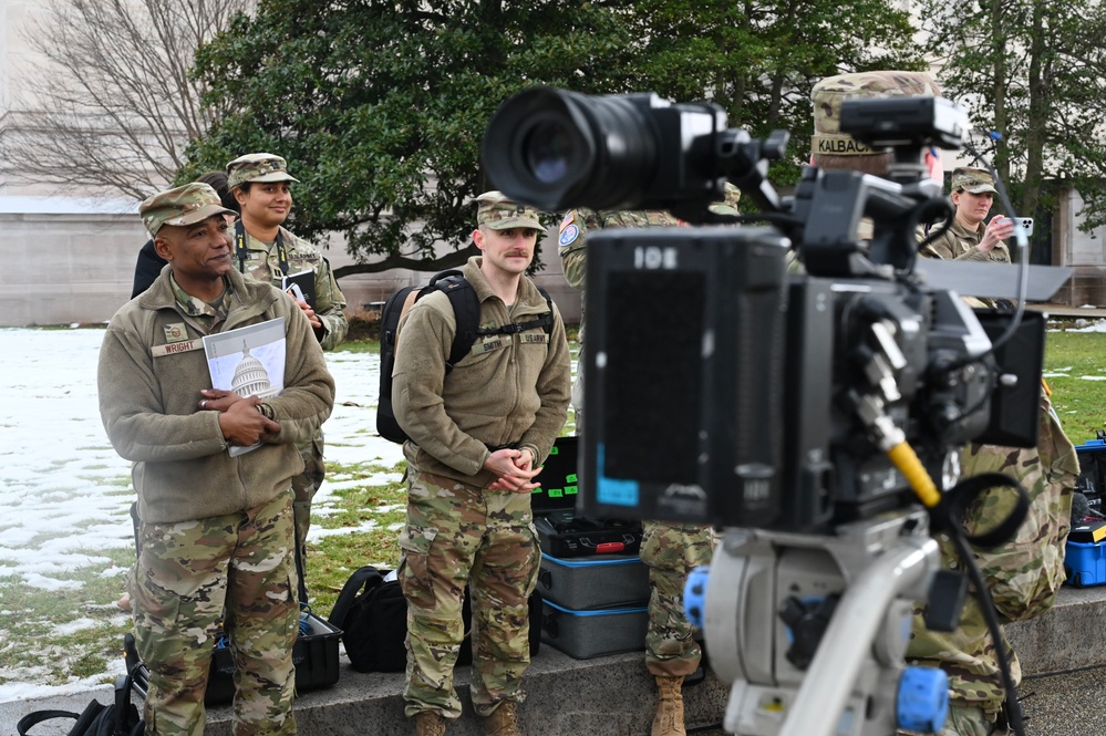 Maj. Gen. John C. Andonie Interviewed by Media in Anticipation of 60th Presidential Inauguration