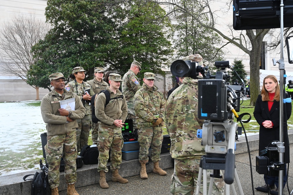 Maj. Gen. John C. Andonie Interviewed by Media in Anticipation of 60th Presidential Inauguration