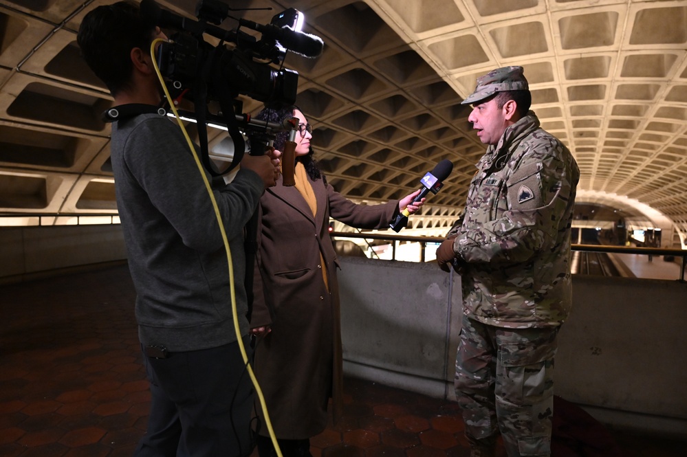 Maj. Gen. John C. Andonie Interviewed by Media in Anticipation of 60th Presidential Inauguration