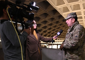 Maj. Gen. John C. Andonie Interviewed by Media in Anticipation of 60th Presidential Inauguration