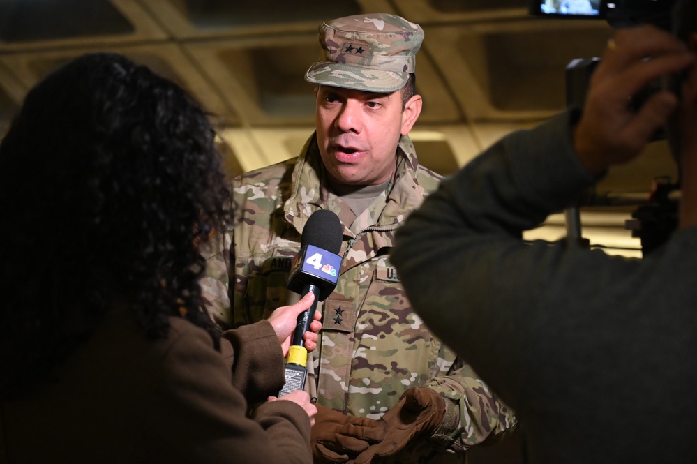 Maj. Gen. John C. Andonie Interviewed by Media in Anticipation of 60th Presidential Inauguration