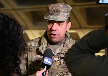 Maj. Gen. John C. Andonie Interviewed by Media in Anticipation of 60th Presidential Inauguration