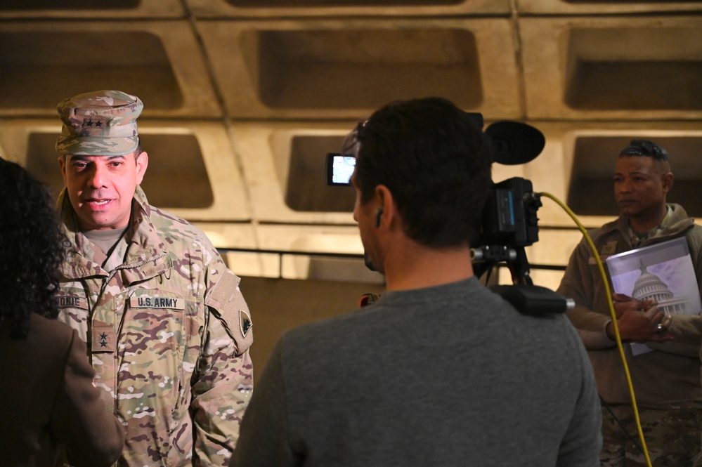 Maj. Gen. John C. Andonie Interviewed by Media in Anticipation of 60th Presidential Inauguration