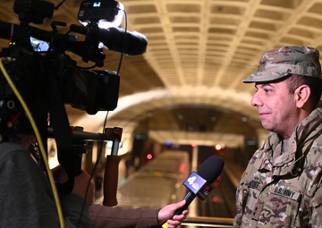 Maj. Gen. John C. Andonie Interviewed by Media in Anticipation of 60th Presidential Inauguration