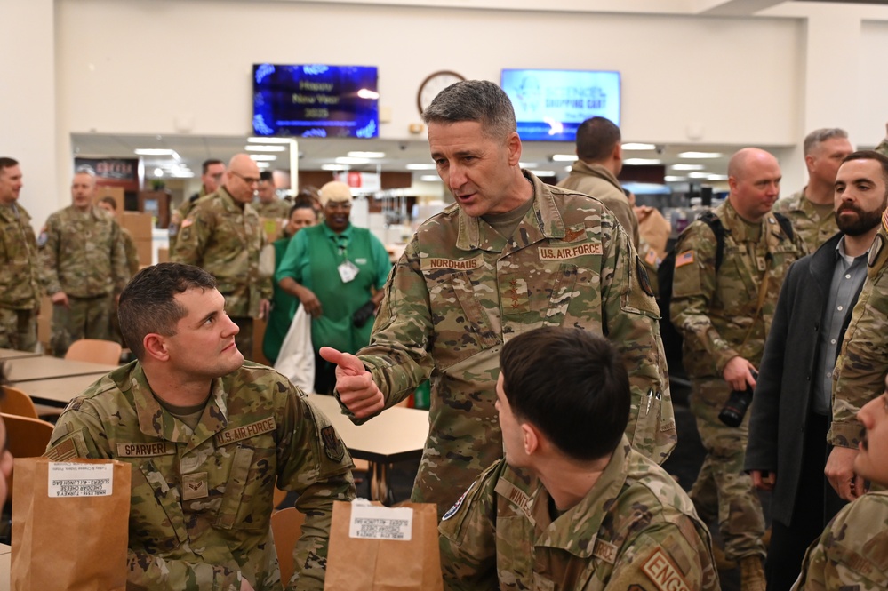 National Guard Senior Leaders Visit National Guardsmen On Duty During PI60 Support