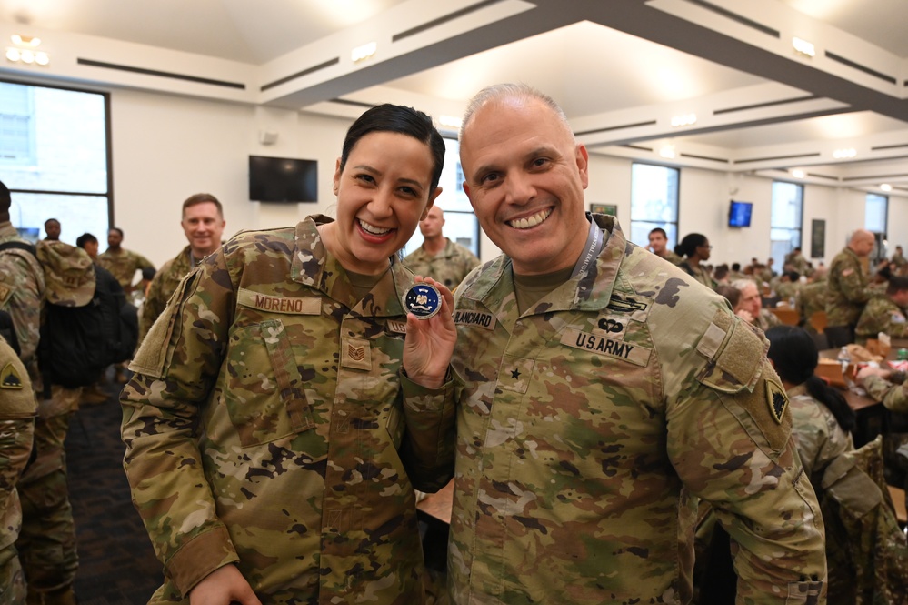 National Guard Senior Leaders Visit National Guardsmen On Duty During PI60 Support