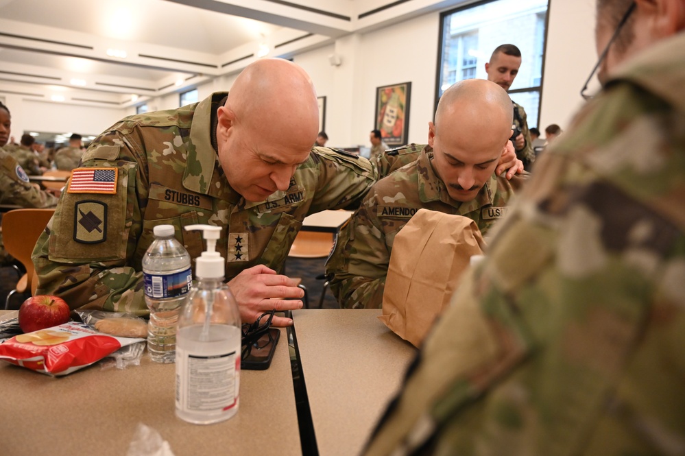 National Guard Senior Leaders Visit National Guardsmen On Duty During PI60 Support