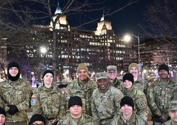 National Guard Senior Leaders Visit National Guardsmen On Duty During PI60 Support