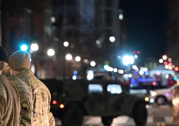 National Guard Senior Leaders Visit National Guardsmen On Duty During PI60 Support