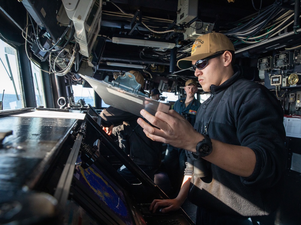 USS Benfold Sea and Anchor, Flight Operations