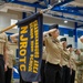 Sailors from NAVSUP headquarters serve as judges for the NJROTC program in the Mid-Atlantic Competition.