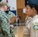 Sailors from NAVSUP headquarters serve as judges for the NJROTC program in the Mid-Atlantic Competition.