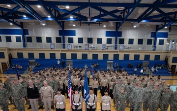 NAVSUP supports local NJROTC Drill Team Cadets