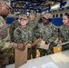 Sailors from NAVSUP headquarters serve as judges for the NJROTC program in the Mid-Atlantic Competition.