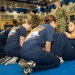 Sailors from NAVSUP headquarters serve as judges for the NJROTC program in the Mid-Atlantic Competition.