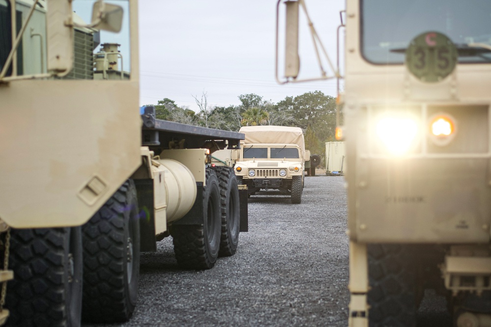 218th Maneuver Enhancement Brigade departs for Winter Weather response