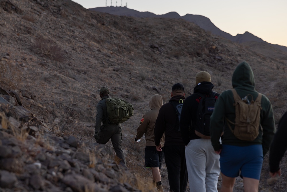 IPAC Marines Hike Telegraph Pass