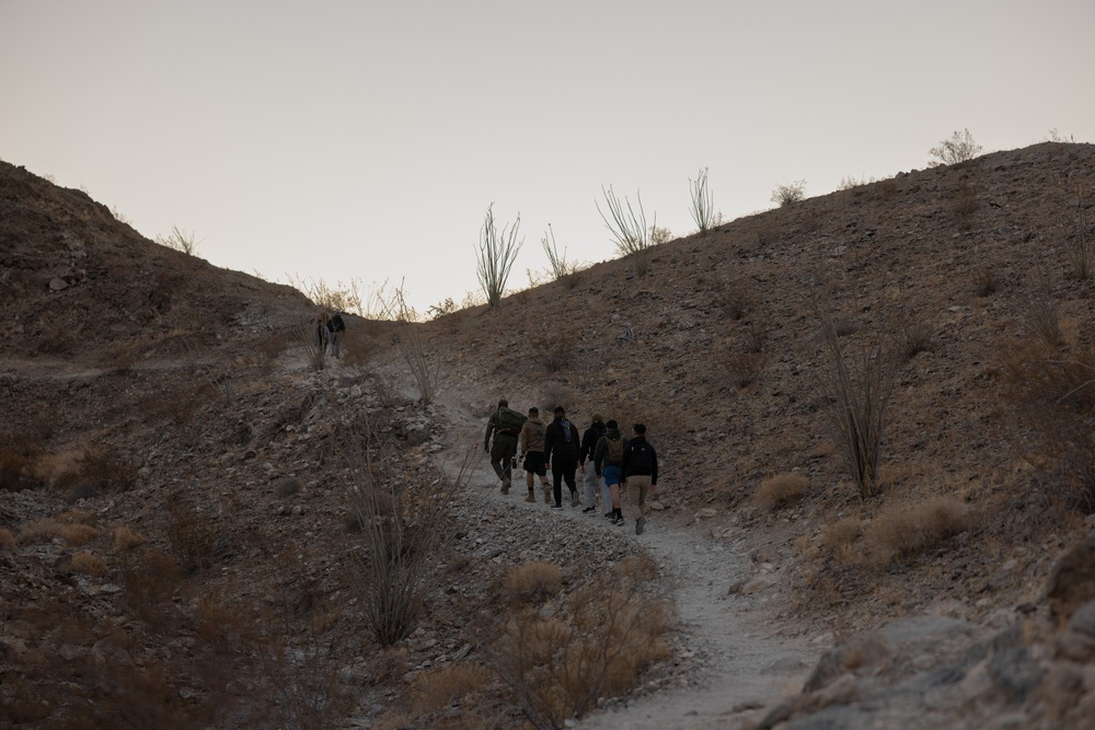 IPAC Marines Hike Telegraph Pass