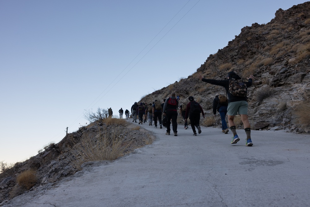 IPAC Marines Hike Telegraph Pass