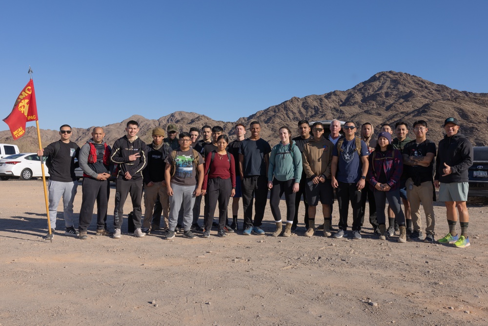 IPAC Marines Hike Telegraph Pass